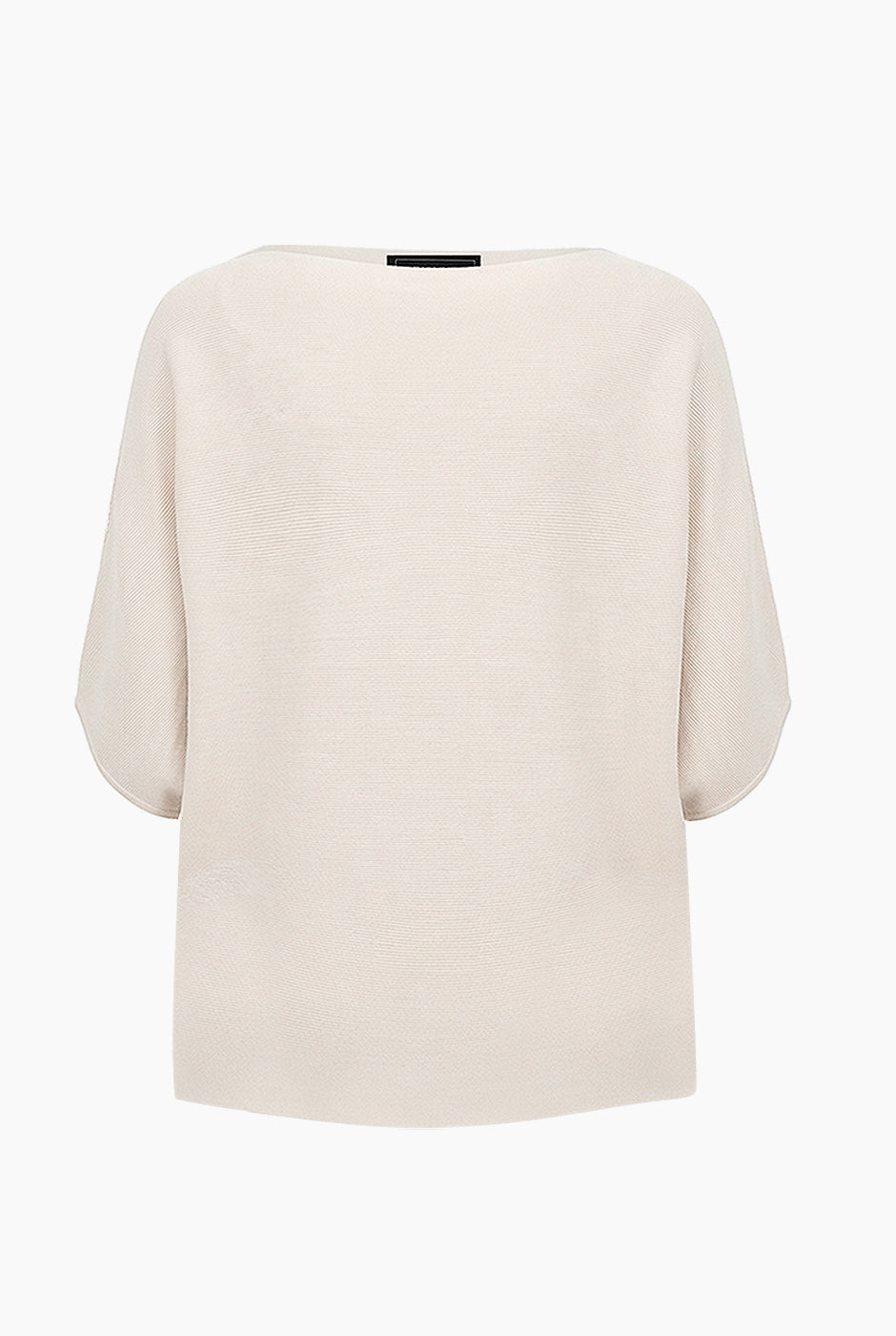 Suéter Dolman Ribbed color arena con manga murciélago